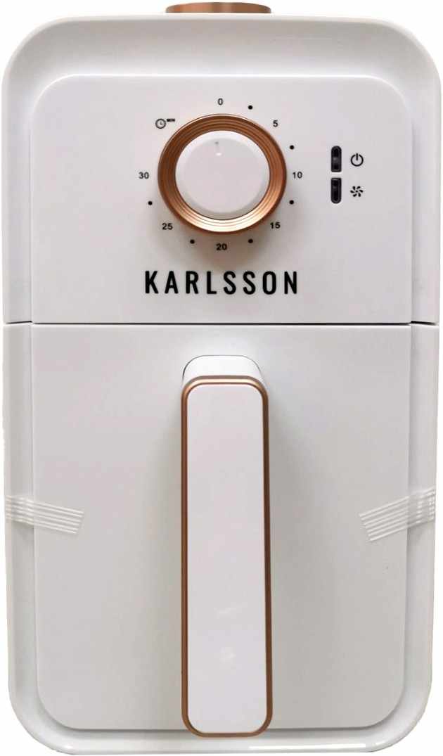 Karlsson by Tough Mama KLAF-4 Space Saver Air Fryer 4L Square Minimalist Design Double Knobs