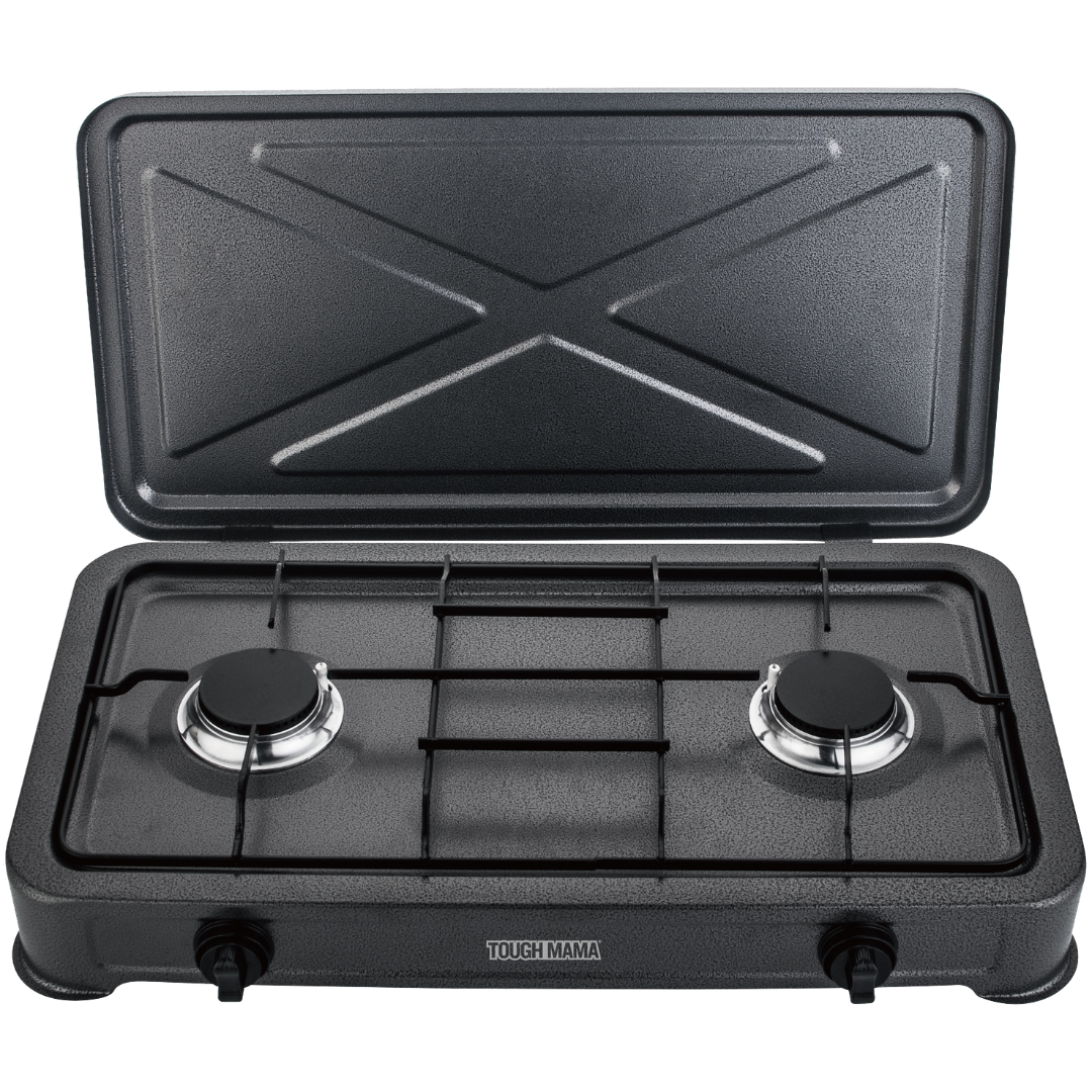 Tough Mama  NTM-EGSD Double Burner Gas Saver European Stove