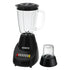 Tough Mama NTMBG-2 Glass Blender Black with Free Coffee Miller 1.5L Smoothie Shake Maker