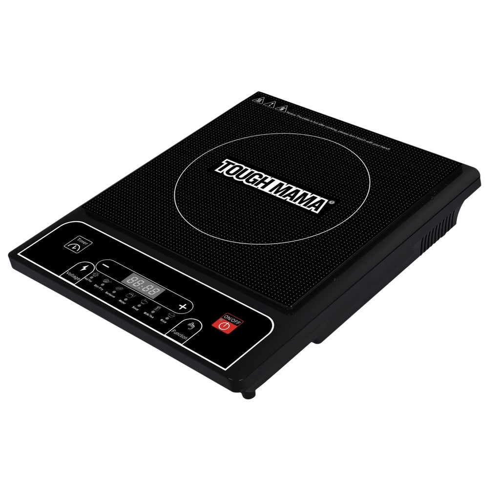 Tough Mama LZD-NTMIC4 Ceramic Induction Cooker Digital Display Screen Electric Stove Black Cooker