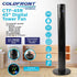 Coldfront by Tough Mama CTF45-R Digital Tower Fan Black with Remote and Timer Ionizer Oscillating