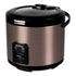 Tough Mama NTMRC-JHC Copper Finish Stainless Steel Jar Rice Cooker Non stick Pan Glass Cover Handle