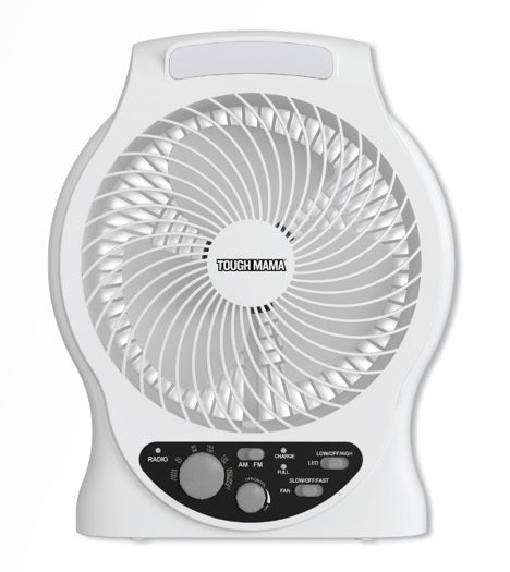 Tough  Mama NTMRF-8 Multifunctional Rechargeable Fan 8"